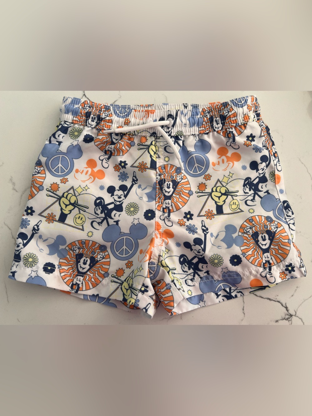 Janie and Jack Mickey Summer of Love Swim Trunks